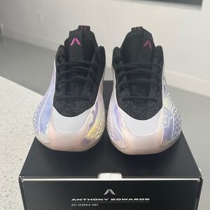 adidas Black and Purple Athletic Shoes